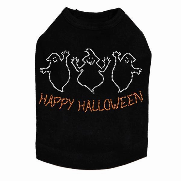 Halloween Ghosts Rhinestone Dog Tank treats for dogs dog biscuits dog reward treats organic dog snacks natural dog biscuits