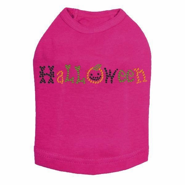 Halloween Rhinestone Dog Tank