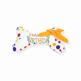 Happy Birthday Bone Dog Toy dog toys indestructible dog toys dog tug toys dog plush chew resistant toy