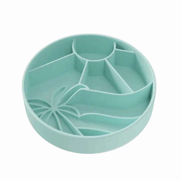 Happy Dingo Loco Coco Interactive Slow Feeder Bowl - Seafoam dog pain relief hip joint supplement senior dog care pet arthritis aid dog skin supplement