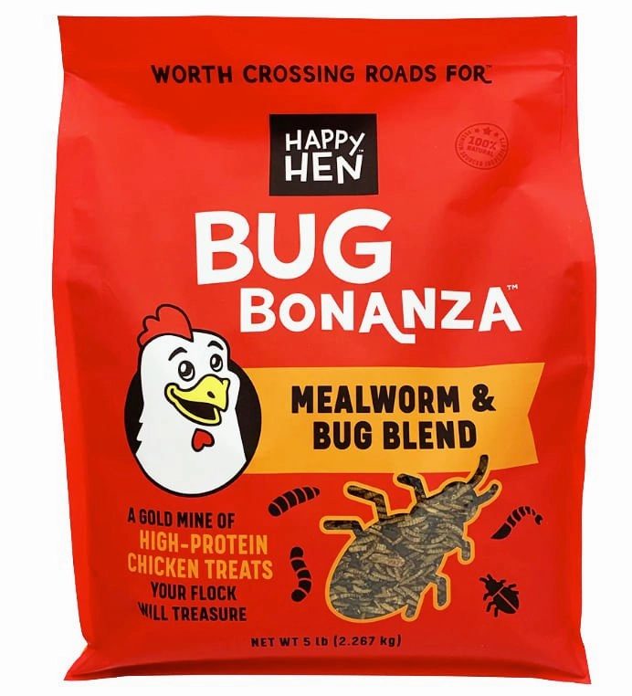 Happy Hen Bug Bonanza, Mealworm & Bug Blend
