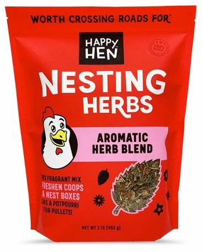Happy Hen Nesting Herbs, Aromatic Herb Blend, 1 lb bag puppy accessories new puppy gear puppy bed puppy blanket puppy grooming kit