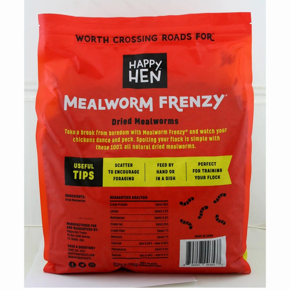 Happy Hen Treats MealWorm Frenzy for Chickens