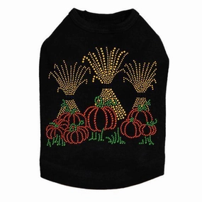 Hay Stacks And Pumpkins Rhinestone Dog Tank treats for dogs dog biscuits dog reward treats organic dog snacks natural dog biscuits