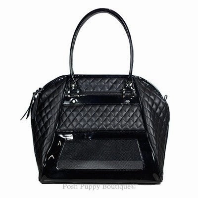 Haylee Carrier- Black Quilted Luxe