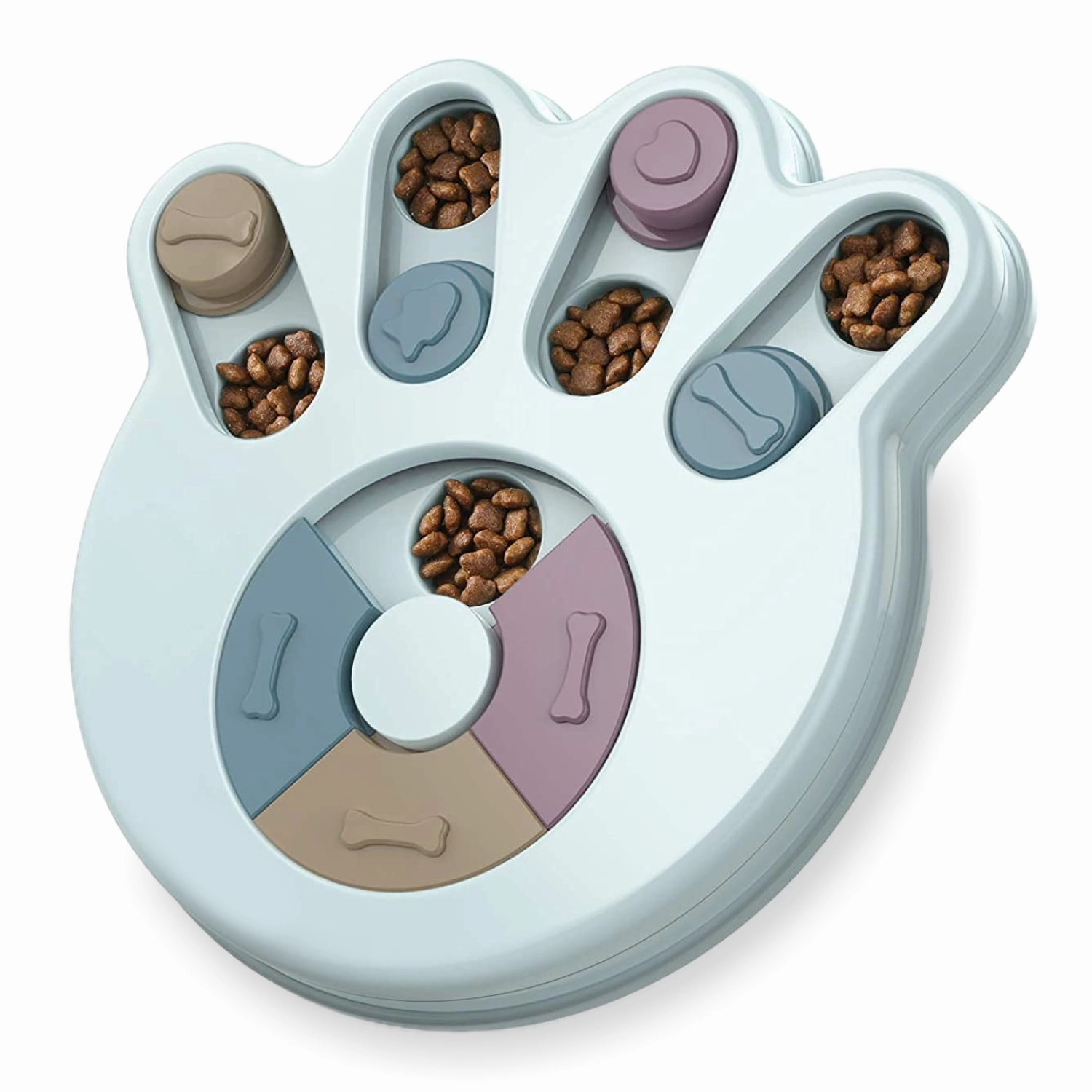 Healing Leaf Hemp Blueberry Treats and Skatrs Treat Hider Toy Combo for Dogs