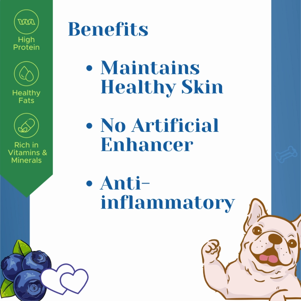Healing Leaf Hemp Blueberry Treats and Skatrs Treat Hider Toy Combo for Dogs