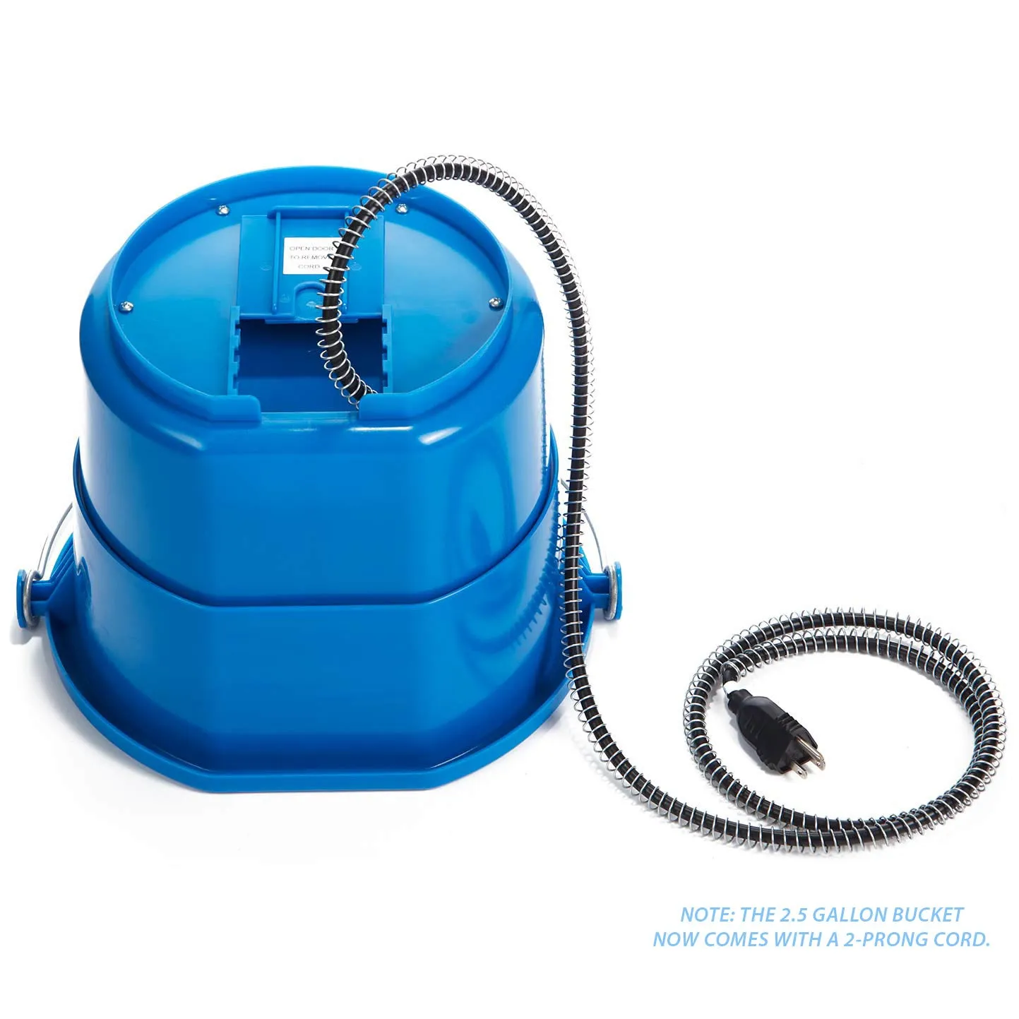 Heated Flat Back Bucket with Built-in Thermostat