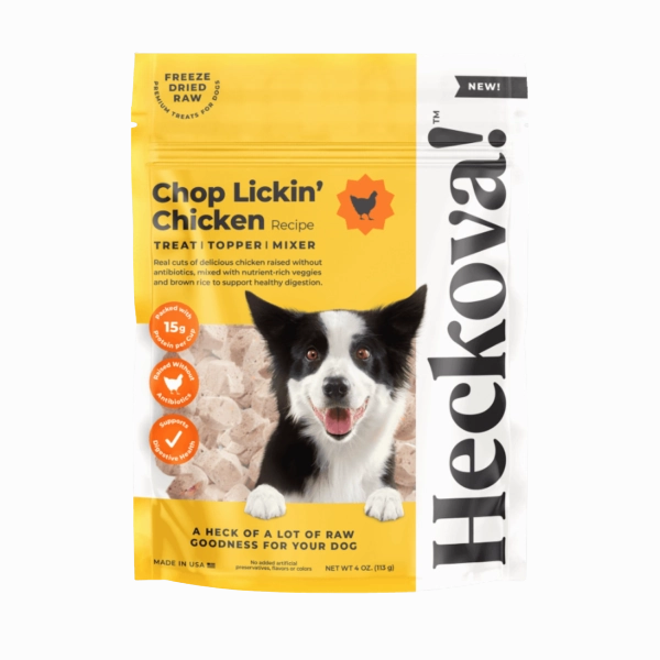 Heckova! Chop Lickin' Chicken for Dogs 4oz Bag goat vitamins sheep health poultry medicine livestock supplement animal wellness