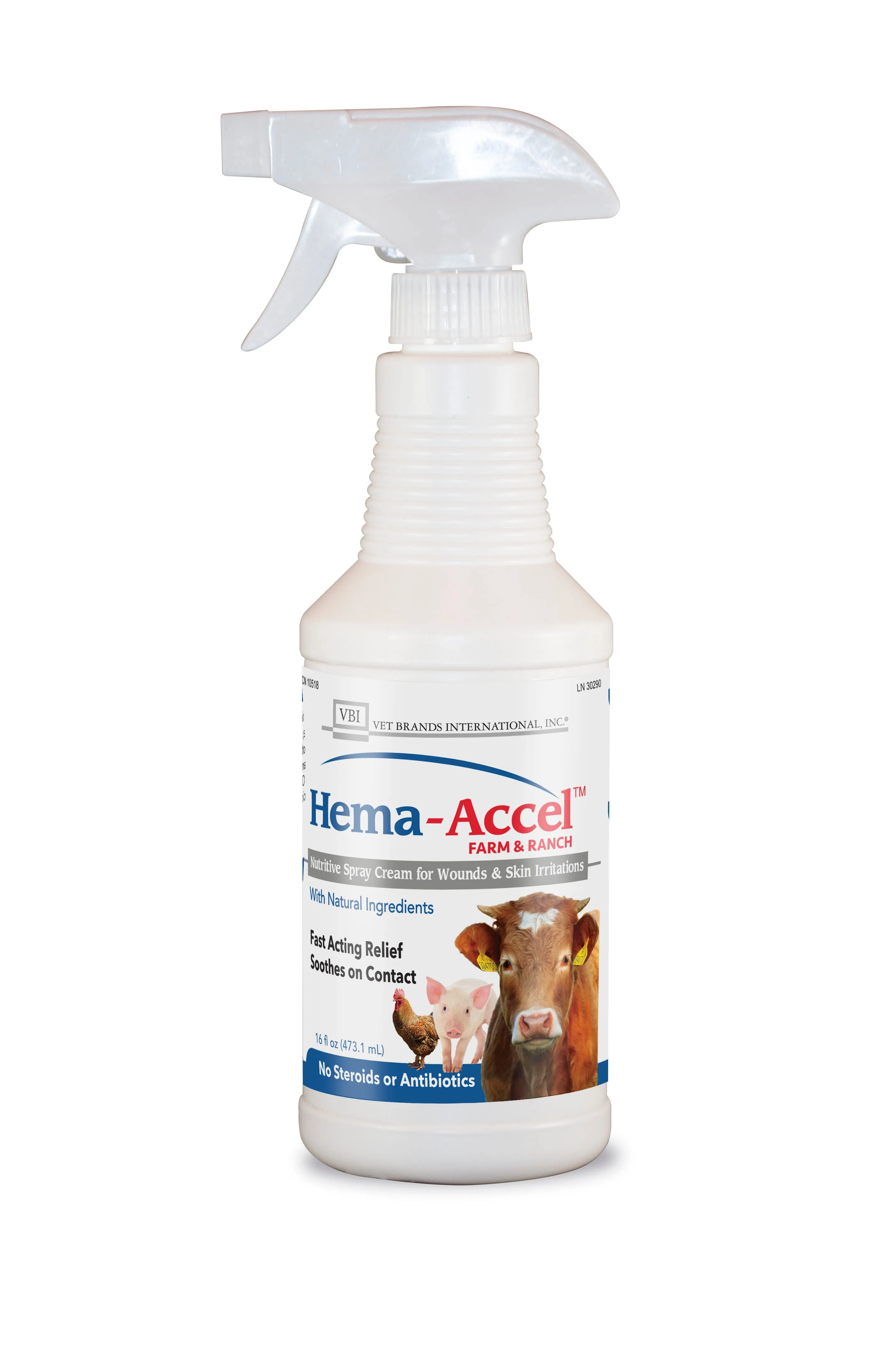Hema-Accel Farm & Ranch All Natural Wound Care Spray, 16 oz
