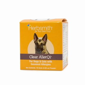 Herbsmith Clear Allerqi Powder 75g Jar for Dogs and Cats pig feed piglet nutrition pig food pellets pig vitamins pig treats