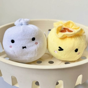 Hey Cuzzies Dimsum Mochi Plush Dog Toys dog harness dog training collar dog safety vest dog seatbelt dog ID tag