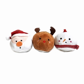 Hey Cuzzies Mini Holiday Mochi Christmas Dog Toy dog harness dog training collar dog safety vest dog seatbelt dog ID tag