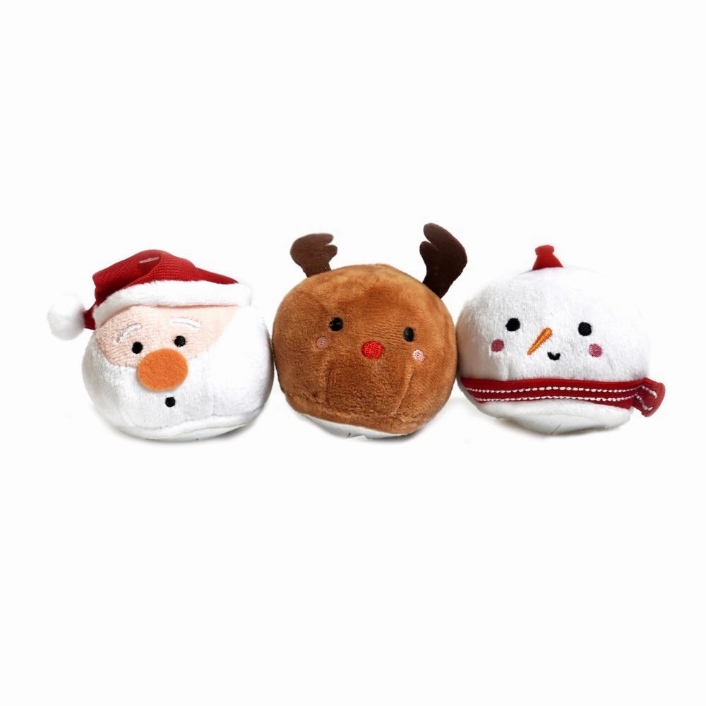 Hey Cuzzies Mini Holiday Mochi Christmas Dog Toy dog harness dog training collar dog safety vest dog seatbelt dog ID tag