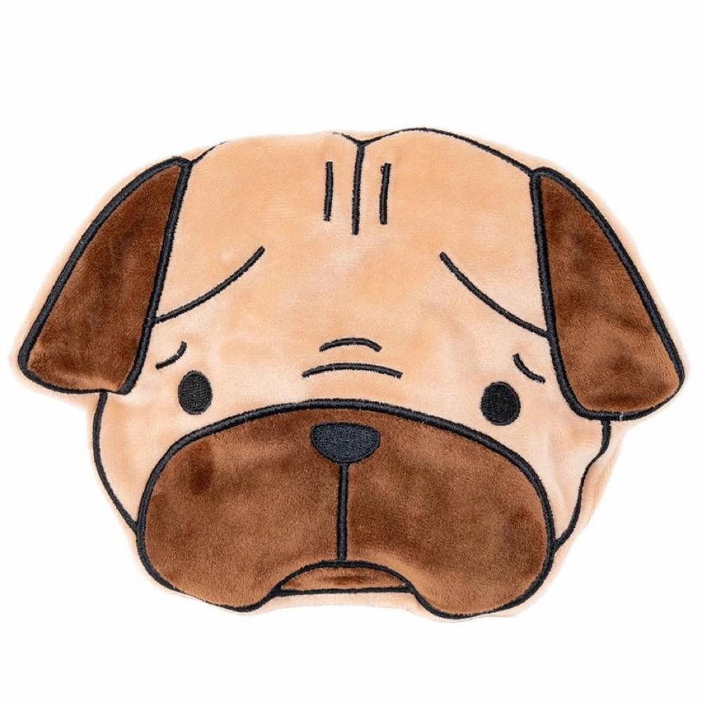 Hey Cuzzies No-Stuffing Pug Plush Dog Toy cat dry food crunchy cat food fish formula dry cat food adult cat kibble kitten dry food