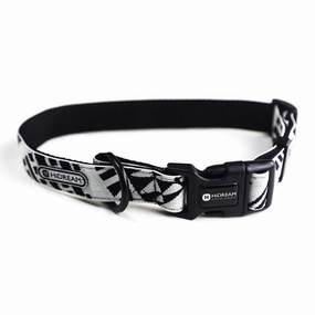 HiDREAM Ancient Castle Adjustable Dog Collar (Rocky White) dog harness dog training collar dog safety vest dog seatbelt dog ID tag