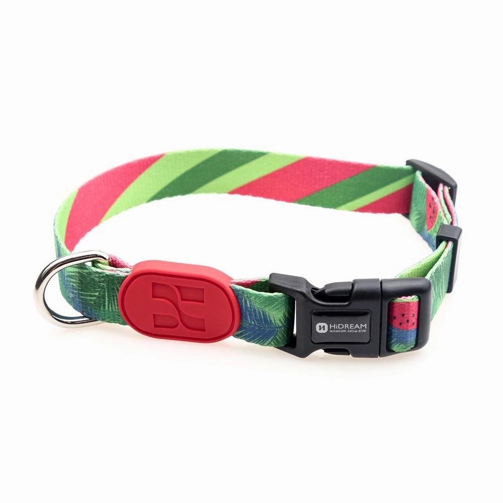 HiDREAM Profusion Adjustable Dog Collar (Watermelon) dog bones rawhide chew sticks dog jerky bacon bone
