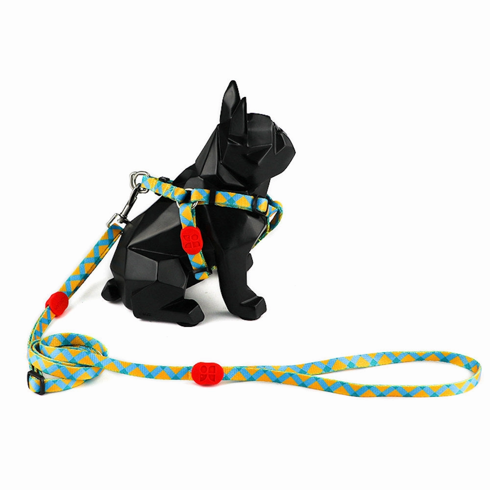 Hidream Profusion Y-Harness & Leash Set For Dogs (Sunrise) XS dog bones rawhide chew sticks dog jerky bacon bone