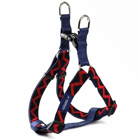 HiDREAM Rainbow Adjustable Dog Y-Harness (Navy Blue) dog harness dog training collar dog safety vest dog seatbelt dog ID tag