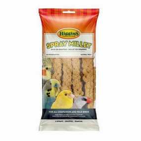 Higgins Spray Millet 12 Sprays bird cage parrot food bird toys bird perch bird treats