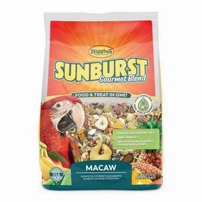 Higgins Sunburst Gourmet Blend Macaw 3lb bird cage parrot food bird toys bird perch bird treats