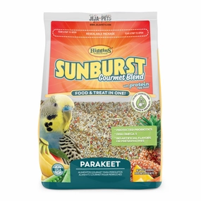 Higgins Sunburst Gourmet Blend Parakeet 2lb bird cage parrot food bird toys bird perch bird treats