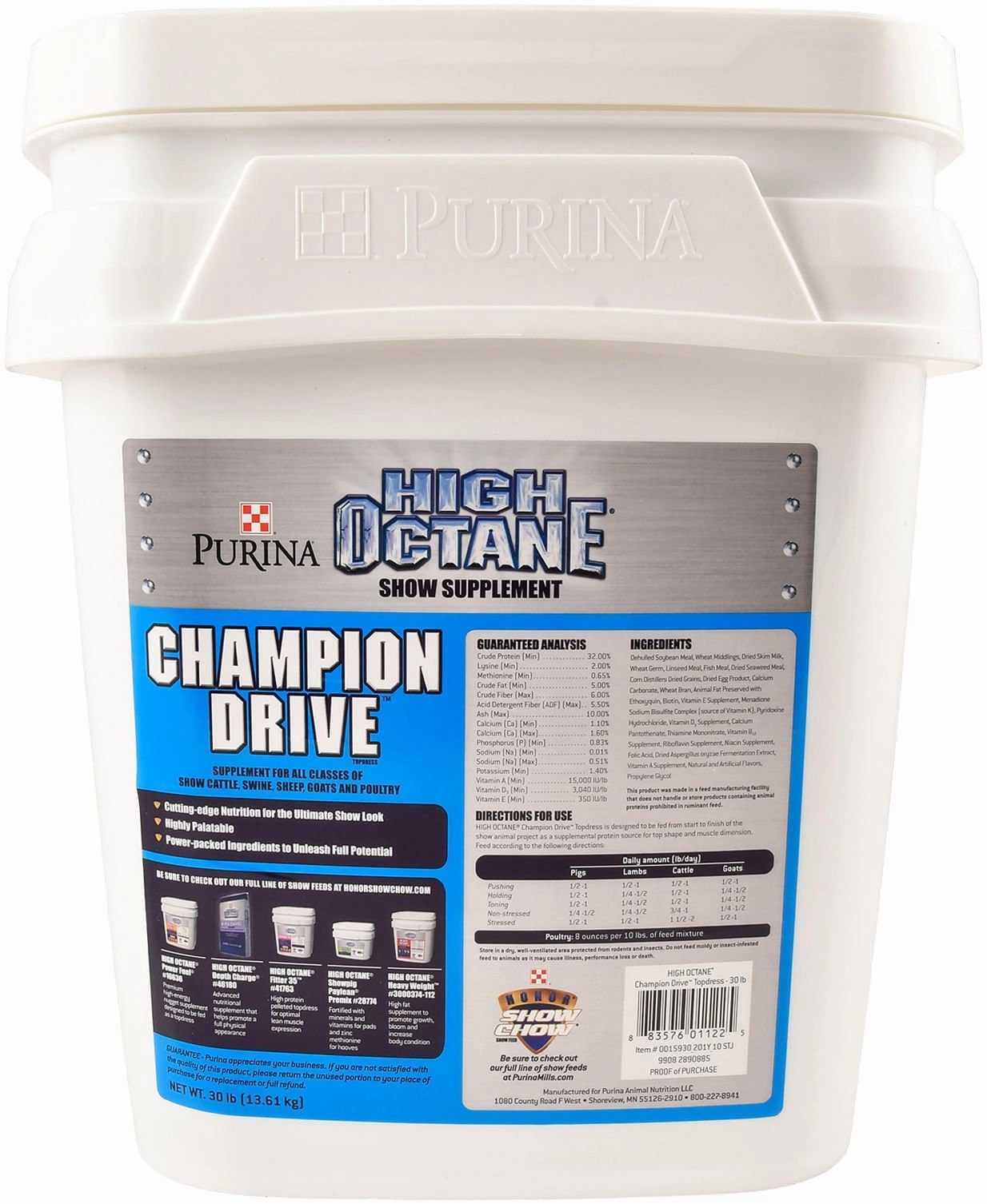 High Octane Champion Drive Topdress, 30 lbs wet cat food canned food for cats gravy cat cans soft texture cat food wet pouches