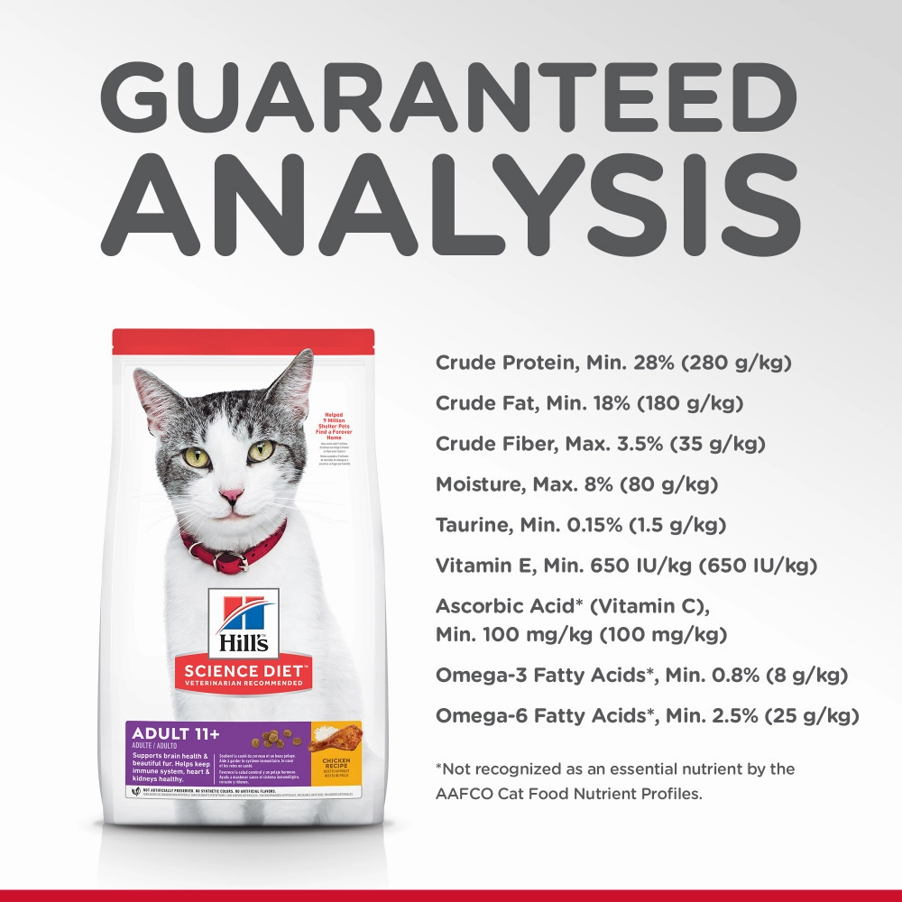Hill's Science Diet Adult 11  Chicken Recipe Dry Cat Food