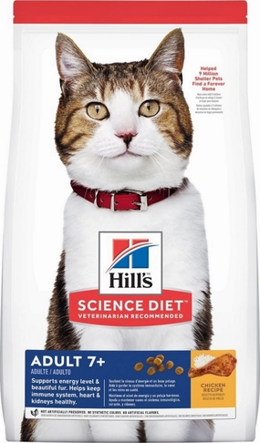 Hill's Science Diet Adult 7  Chicken Recipe Dry Cat Food freeze dried dog food raw food for dogs dog freeze meal high protein dog food grain free freeze dog food