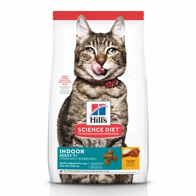 Hill's Science Diet Adult 7  Indoor Chicken Recipe Dry Cat Food freeze dried dog food raw food for dogs dog freeze meal high protein dog food grain free freeze dog food