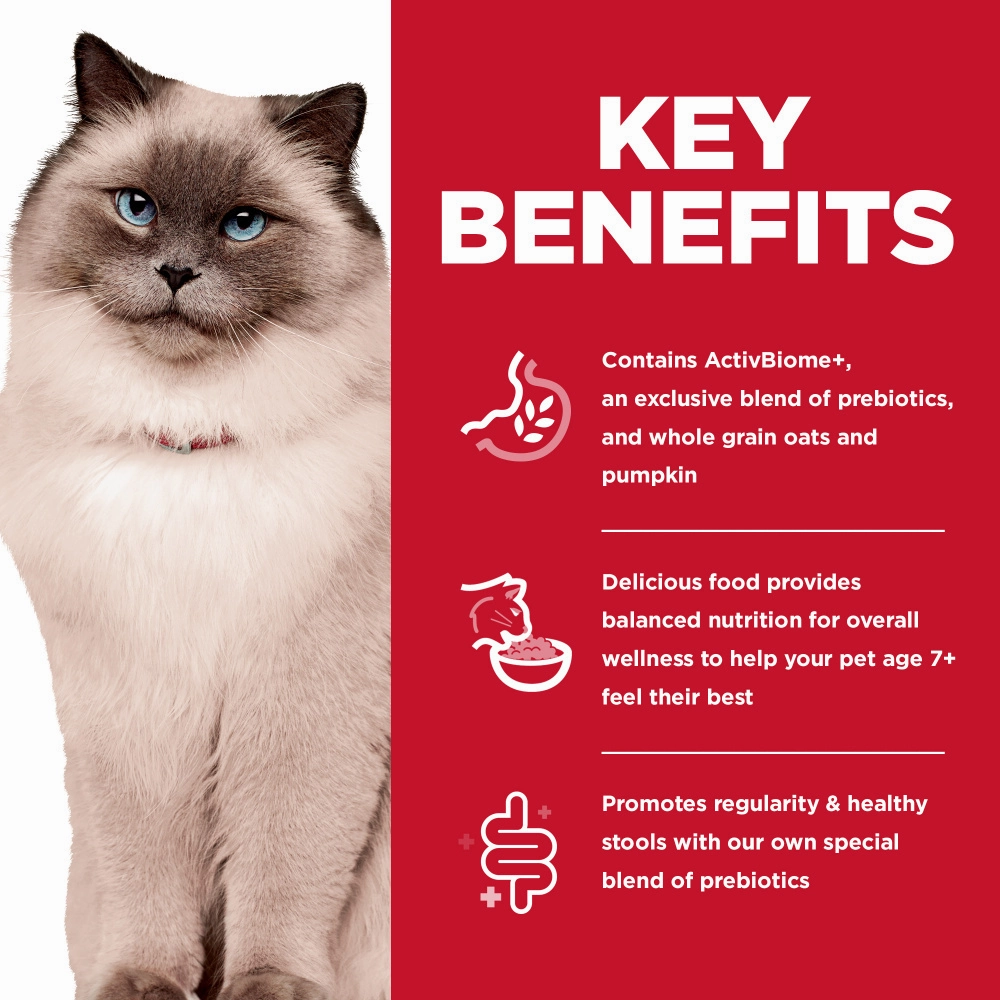 Hill's Science Diet Adult 7  Perfect Digestion Chicken, Barley & Whole Oats Recipe Dry Cat Food