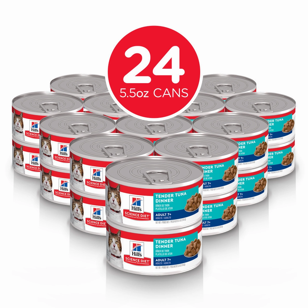 Hill's Science Diet Adult 7  Tender Tuna Dinner Canned Cat Food