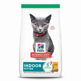 Hill's Science Diet Kitten Indoor Chicken Recipe Dry Cat Food freeze dried dog food raw food for dogs dog freeze meal high protein dog food grain free freeze dog food
