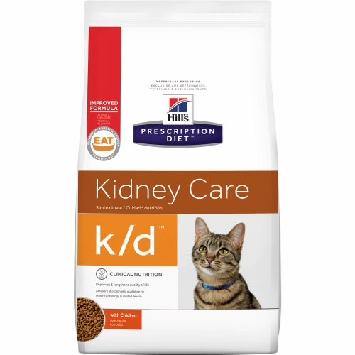 Hills Prescription Diet K/D Chicken Dry Cat Food cat supplies cat house cat tree cat feeder cat collar