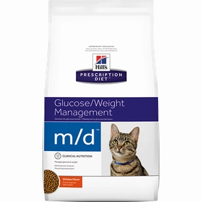 Hills Prescription Diet M/D Chicken Dry Cat Food cat supplies cat house cat tree cat feeder cat collar