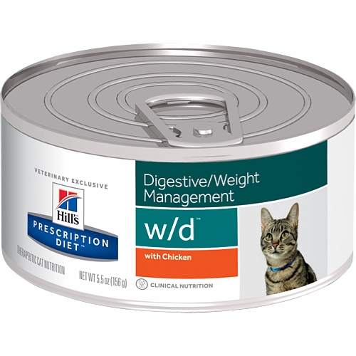 Hills Prescription Diet W/D Chicken Wet Cat Food cat treats toys for cats cat hair remover cat cleaning supplies cat food bowl
