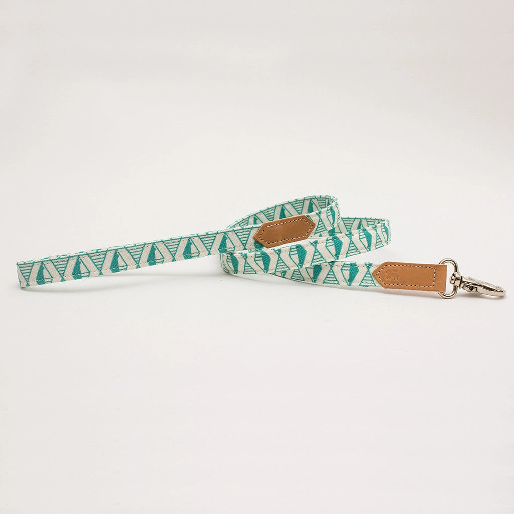 Hiro Wolf Classic leash: Geo Green