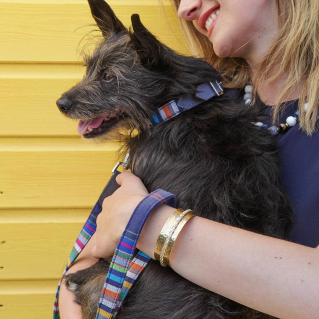 Hiro Wolf Classic leash: Marine Stripe Kikoy
