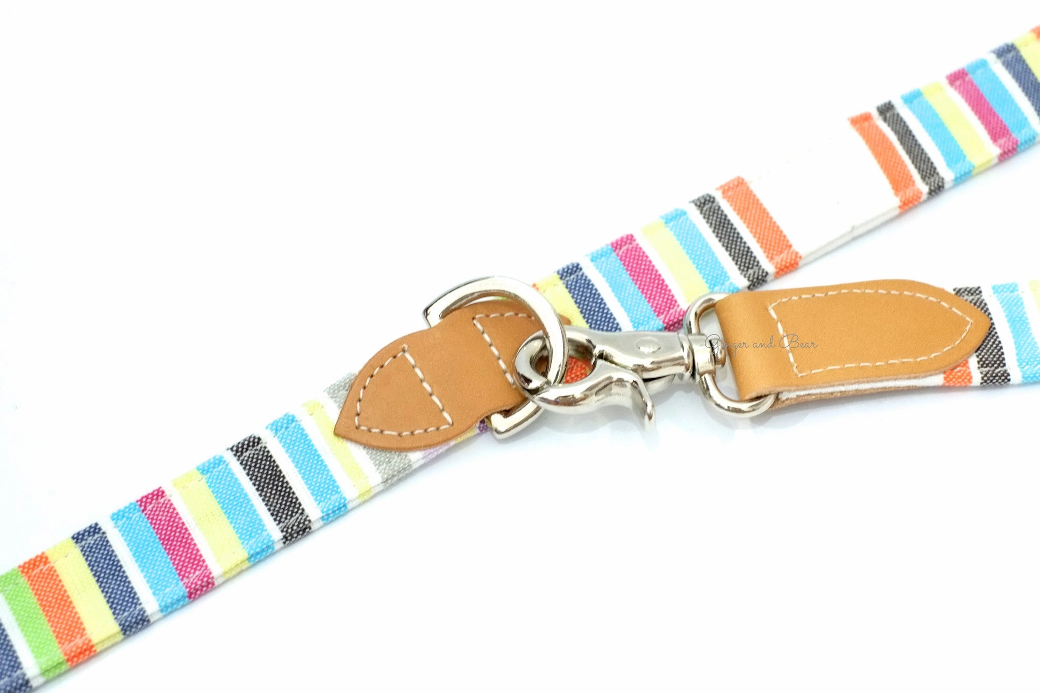 Hiro Wolf Hands-free leash: Pastel Stripe Kikoi
