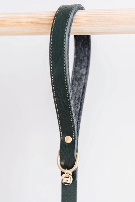 Hitch, Short Leather Dog Leash