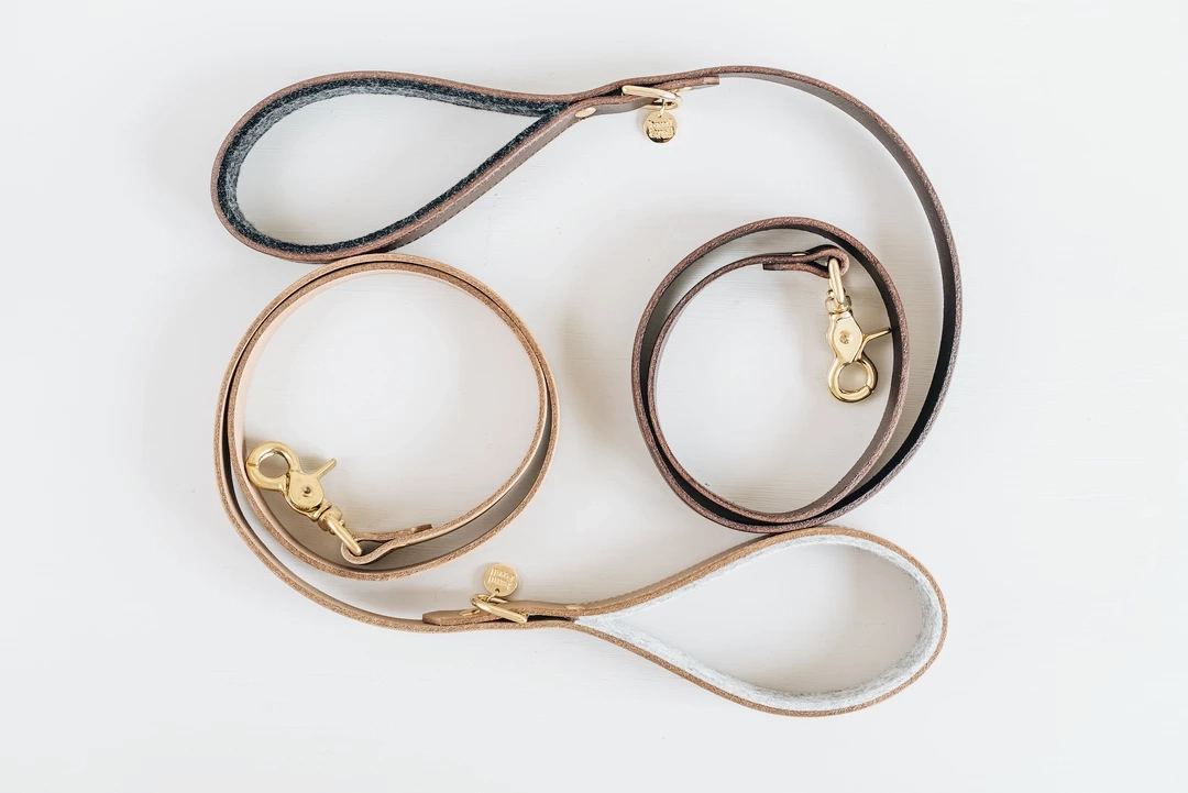 Hitch, Short Leather Dog Leash