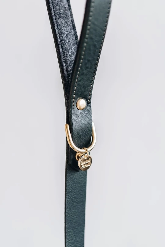 Hitch, Short Leather Dog Leash