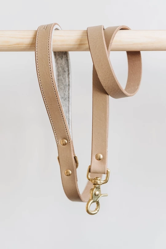 Hitch, Short Leather Dog Leash