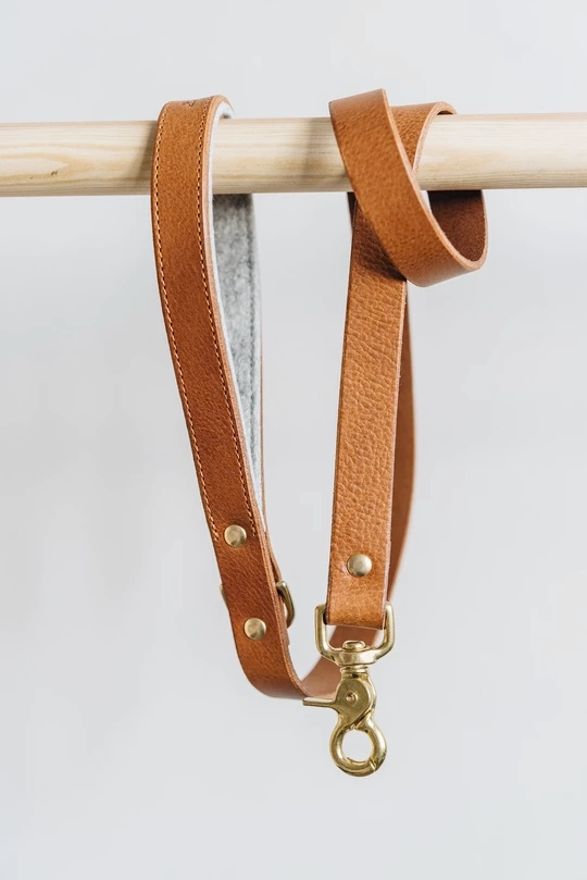 Hitch, Short Leather Dog Leash