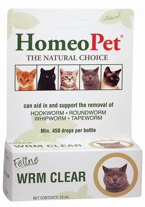 HomeoPet Feline Wrm Clear, 15 mL plush dog toys fluffy dog toy dog cuddle toy dog toy set stuffed toy for dogs