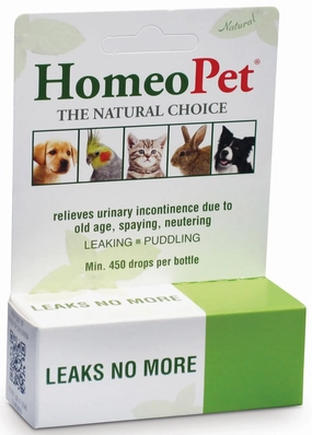 HomeoPet Leaks No More, 15ml cat grooming cat shampoo cat conditioner cat comb cat grooming glove
