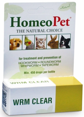 HomeoPet Wrm Clear, 15 mL cat beds cat scratching post cat shampoo cat tunnel cat brush