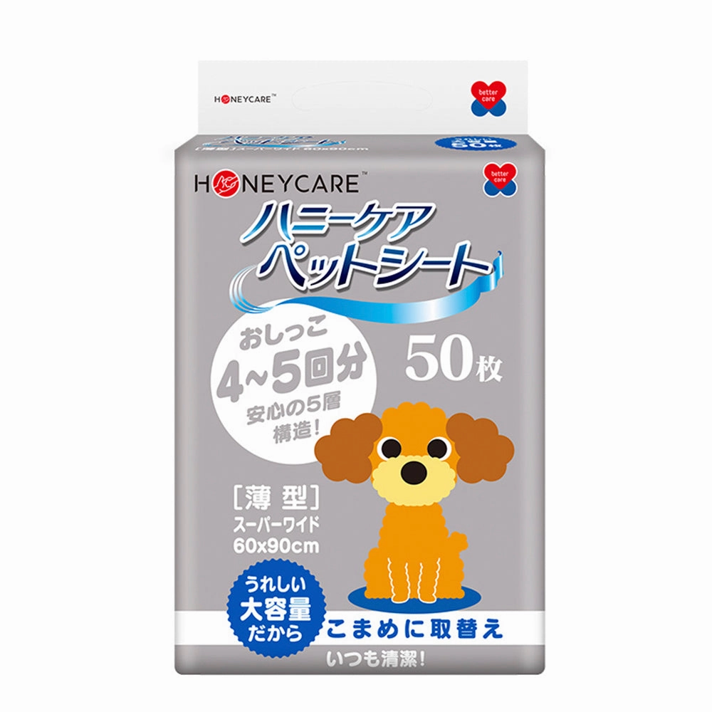 Honeycare Dog Daily Pads L 60cm x 90cm - 50pcs dog training treats training clicker crate training set travel bowl portable water bottle
