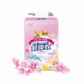 Honeycare Floral Pee Pad 45cm x 60cm - 48pcs dog training treats training clicker crate training set travel bowl portable water bottle