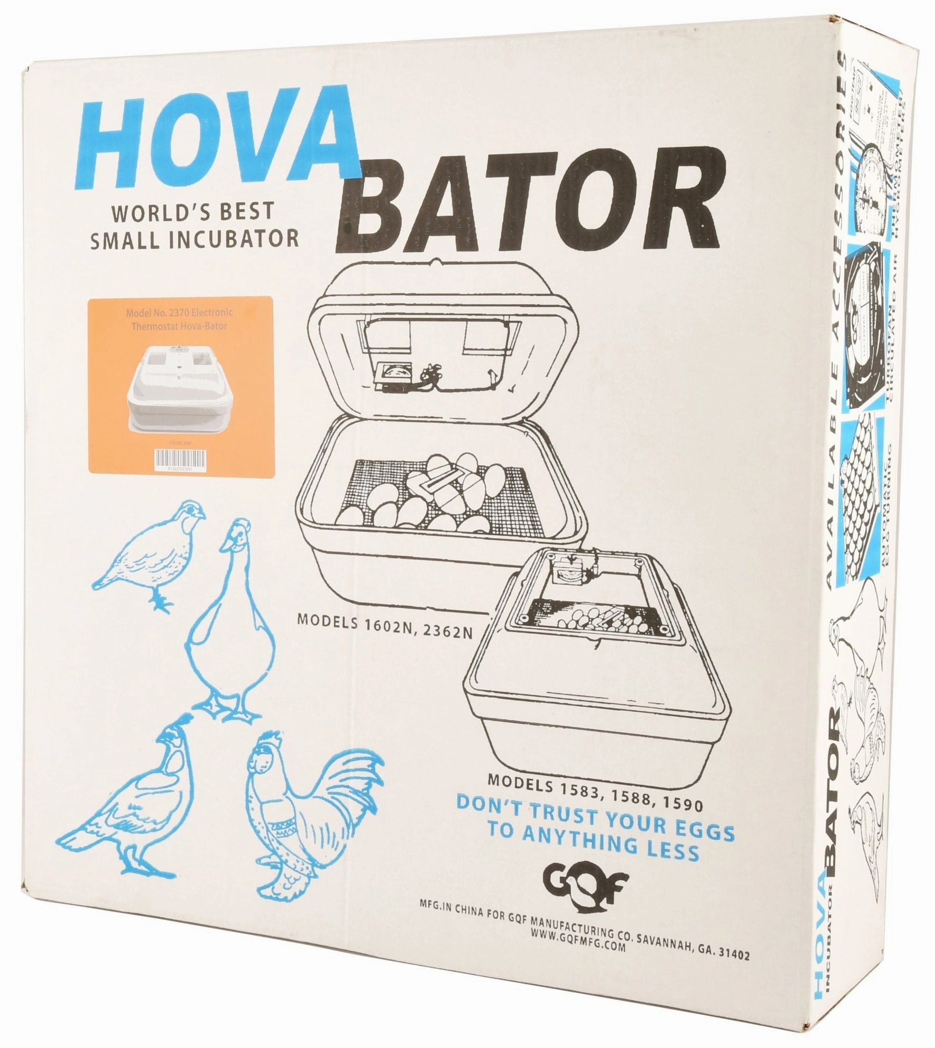 Hova-Bator Circulated Air Incubator with Electronic Thermostat